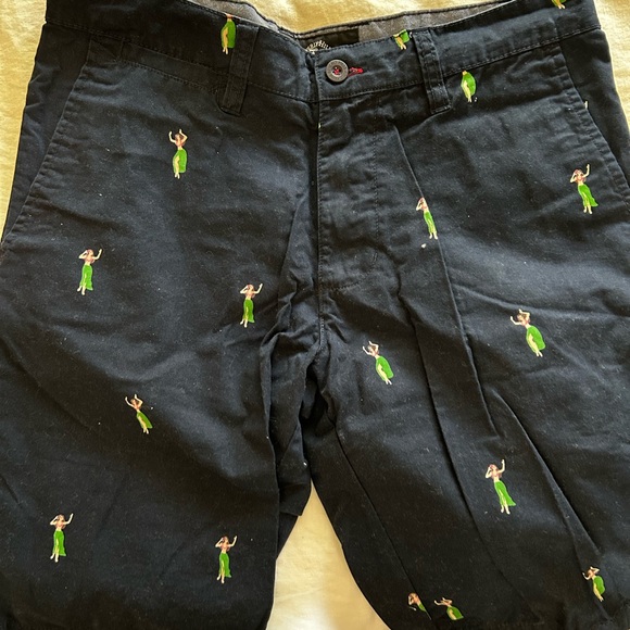 Navy Blue Beverly Hills Polo Club Flat Front Shorts - Picture 1 of 3